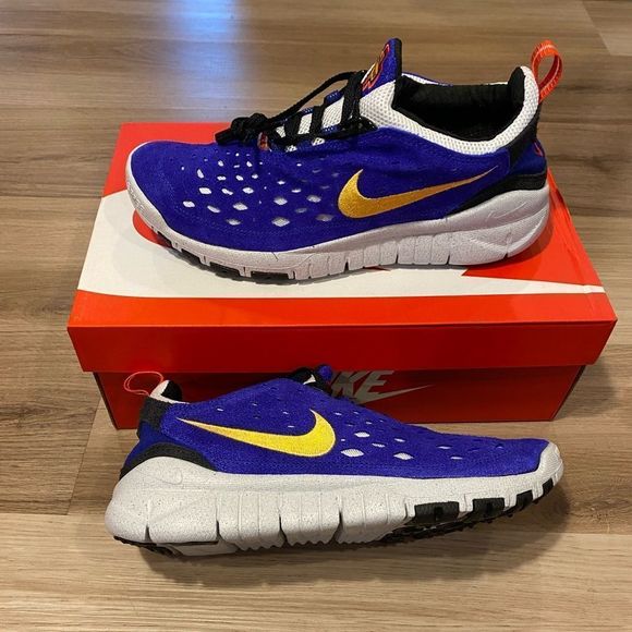 Nike Free Run Trail Concord Blue Running Shoes Mens Sizes CW5814-401) New main image 7